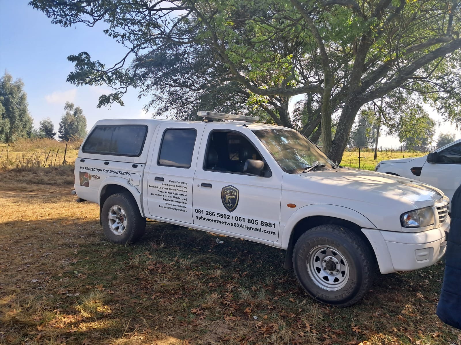 Siyo Tech PI Security response vehicle on patrol